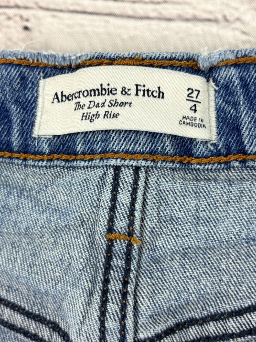 Abercrombie & Fitch Light Blue Denim Jean Shorts - Picture 5 of 9
